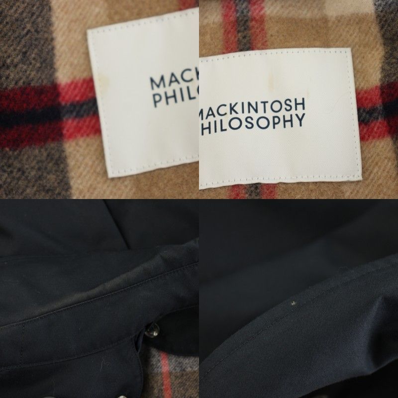 マッキントッシュフィロソフィー MACKINTOSH PHILOSOPHY トレンチコート アウター ライナー 36 紺 ネイビー H5A10-800-29 /YT