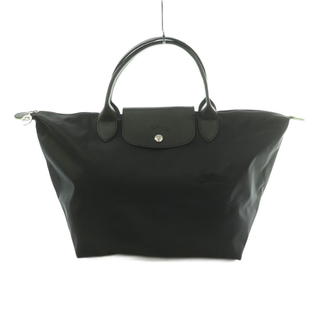 ロンシャン LONGCHAMP ルプリアージュ トートバッグ ナイロン 黒 ブラック /MI ■OS