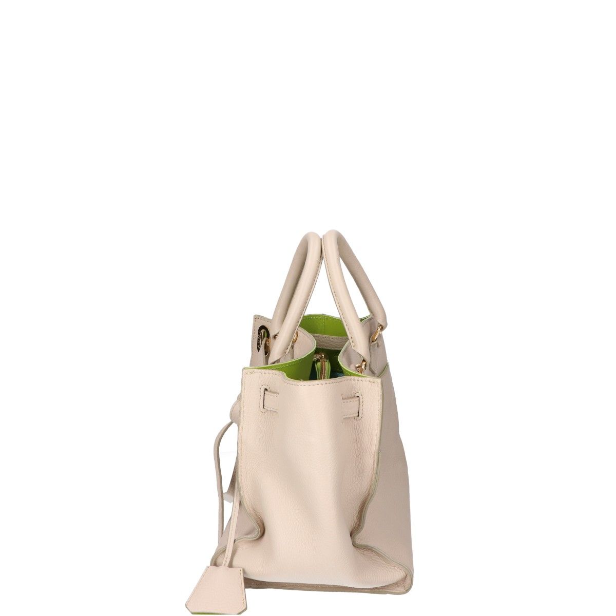 【未使用品】ADMJ 2way コンクルージョン リボン トートバッグ ベージュ A.D.M.J. Accessoires De Mademoiselle ADMJ 【新品同様】コンク