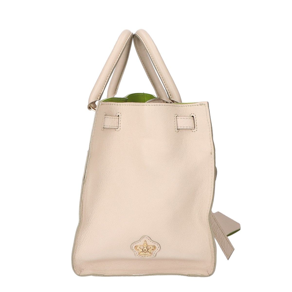 【未使用品】ADMJ 2way コンクルージョン リボン トートバッグ ベージュ A.D.M.J. Accessoires De Mademoiselle ADMJ 【新品同様】コンク