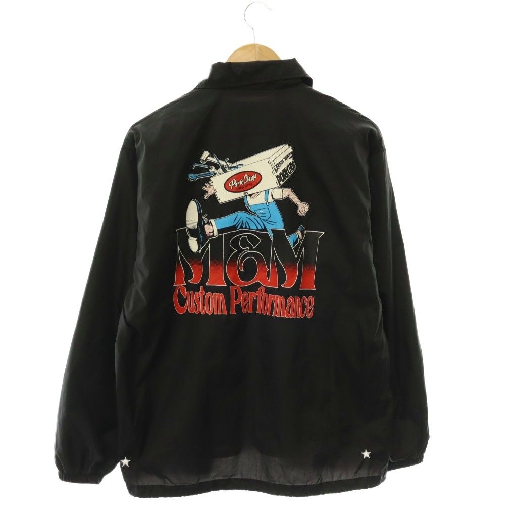PORKCHOP M&M 限定コラボコーチジャケット ポークチョップ PORKCHOP ×M&M限定コラボロゴコーチジャケット