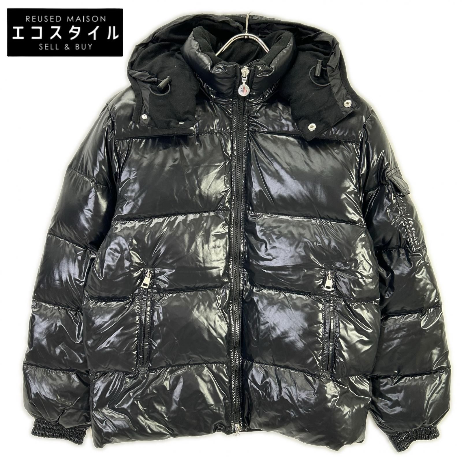 MONCLER　モンクレール　41311 ブラック BAZILL/バジーレ フーデットダウンジャケット　0