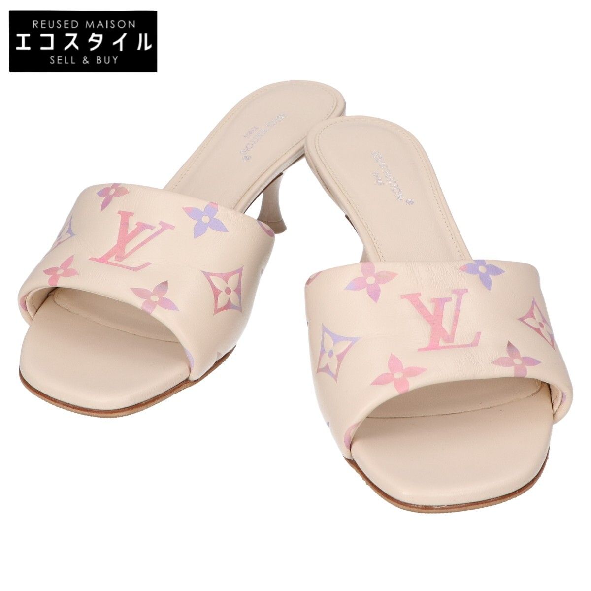 LOUIS VUITTON　ルイヴィトン　【美品/25年製】1AIEON 6AM ミュール モノグラム サンダル　35