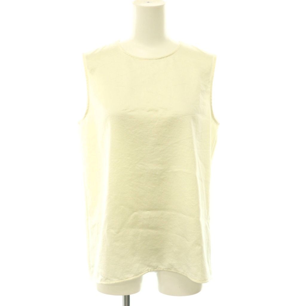 ドゥーズィエムクラス DEUXIEME CLASSE エブリデイアイライク EVERYDAY I LIKE 26AW Minimal Satin ブラウス プルオーバー ノースリーブ アイボリー 26-051-500-8090-3-0 /CX ■OS ■SH