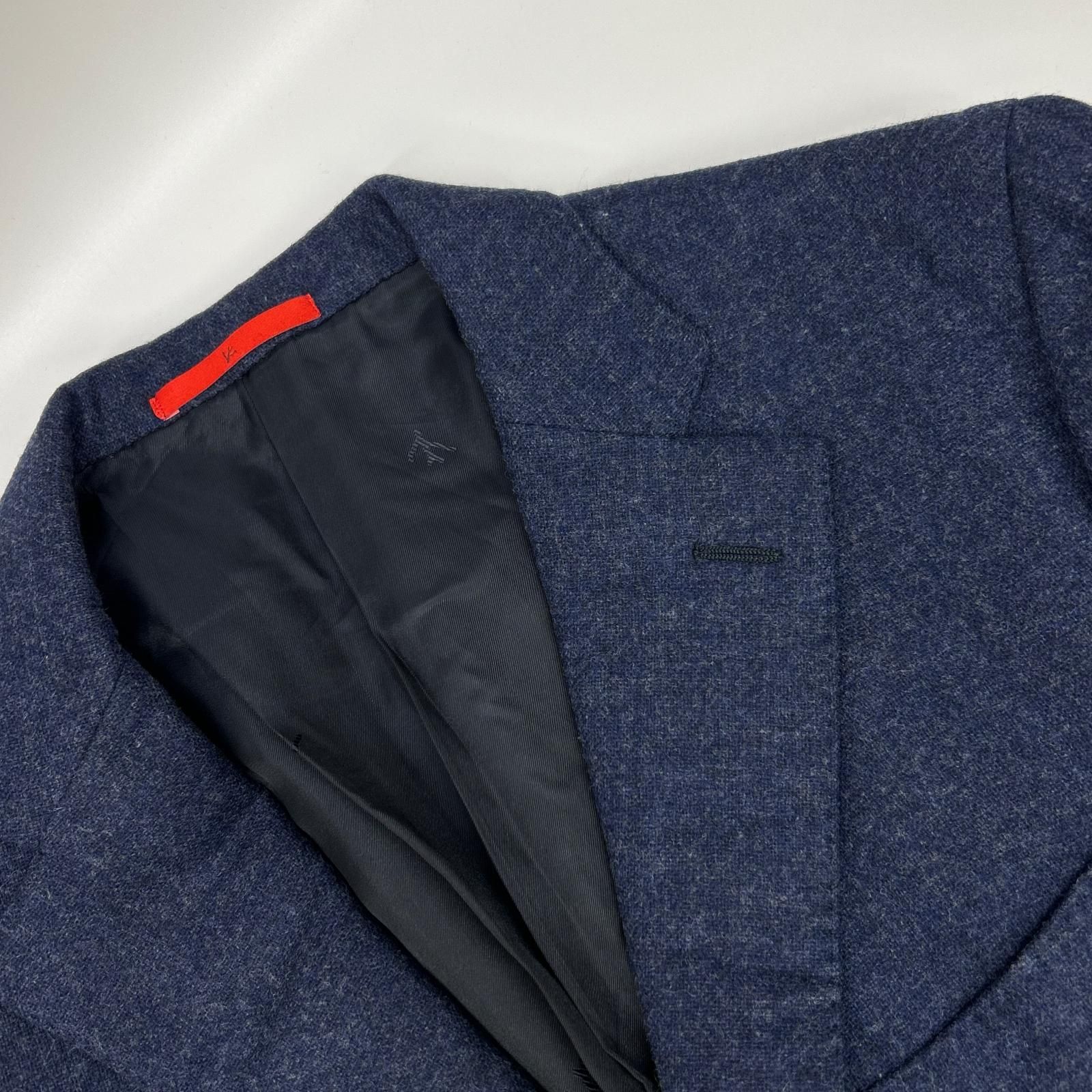 ISAIA イザイア SAILOR ウールカシミヤ ネイビー ノッチドラペル