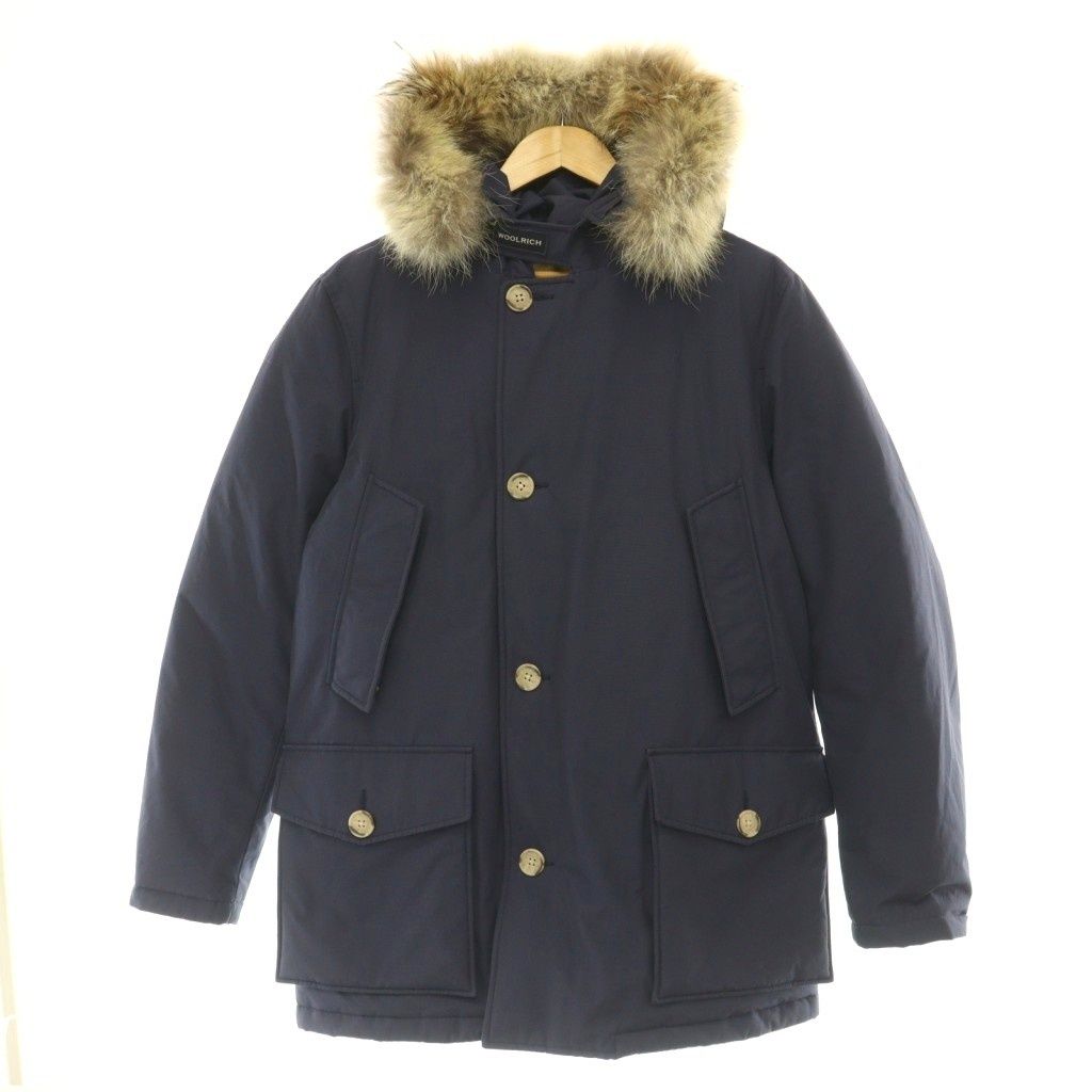 ウールリッチ WOOLRICH ARCTIC PARKAダウンジャケット ジップアップ M ネイビー /HK ■OS