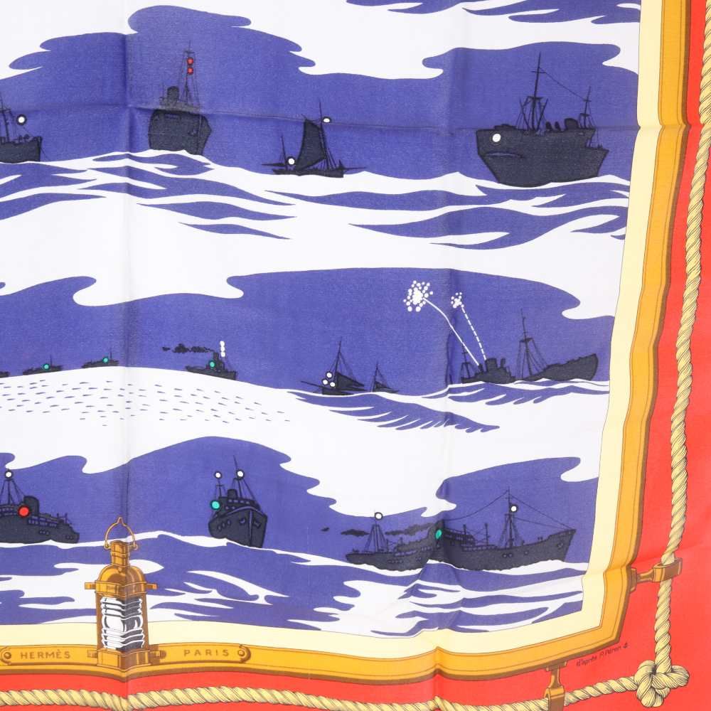エルメス HERMES FEUX DE ROUTE APERCUS LA NUIT EN MER 夜の海に光る