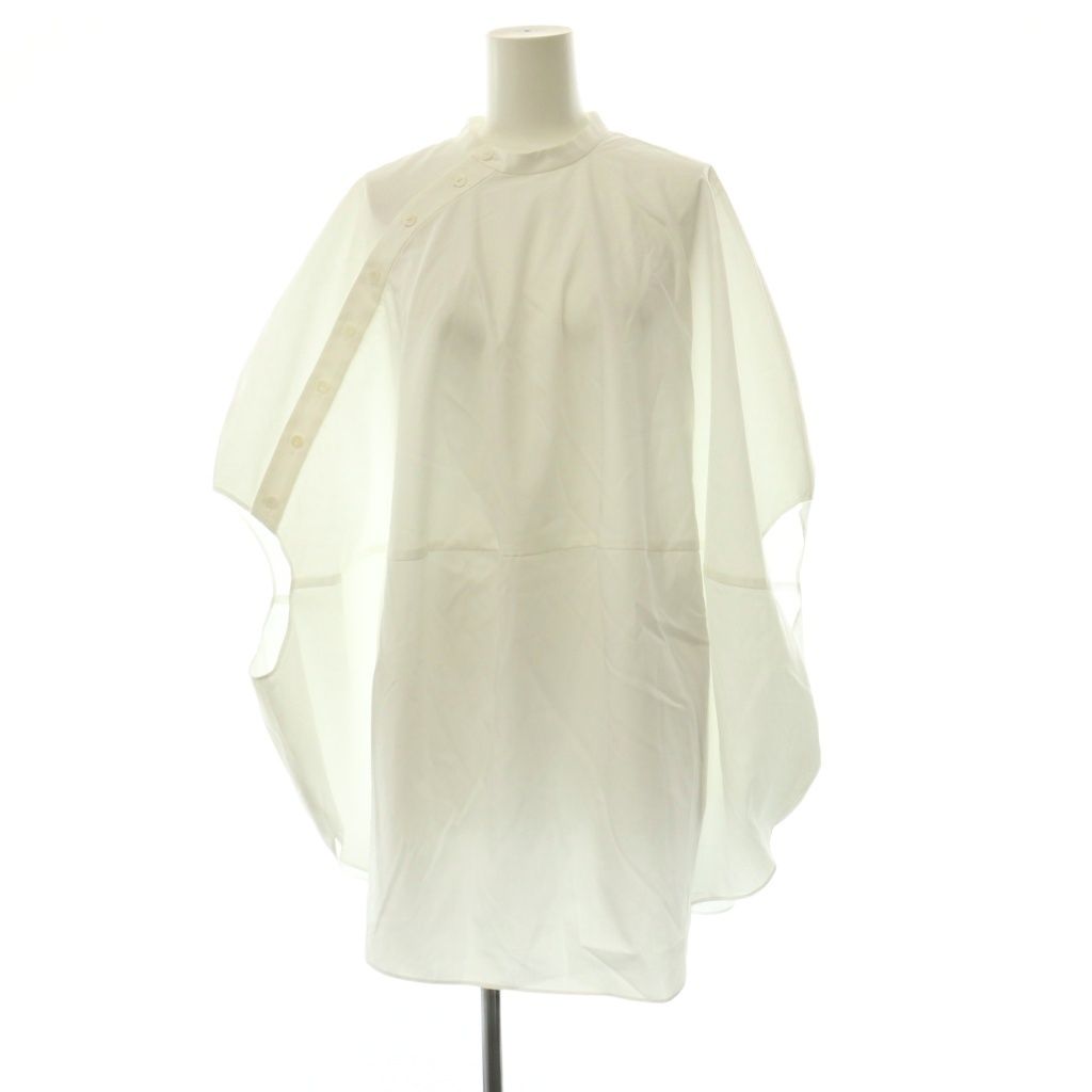 エンフォルド ENFOLD 26SS GLOBE PULLOVER プルオーバーシャツ 半袖 38 ホワイト /ES ■OS