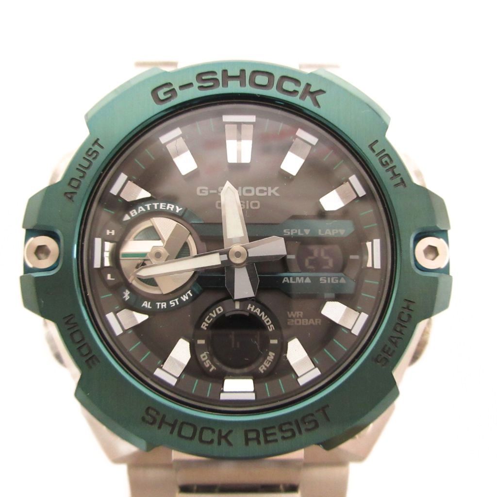 ジーショック G-SHOCK G-STEEL 腕時計 ウォッチ アナデジ 電波ソーラー GST-B400CD-1A3JF 文字盤ブラック 緑 グリーン シルバーカラー /MG 24,069円