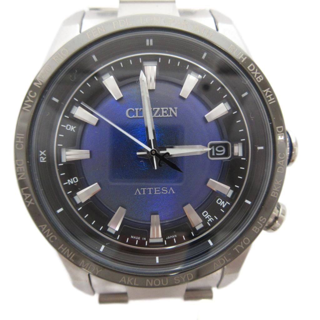 シチズン CITIZEN ATTESA ACT Line UNITE with BLUE 腕時計 デイト エコドライブ 電波ソーラー CB0288-65L /MG 50,340円