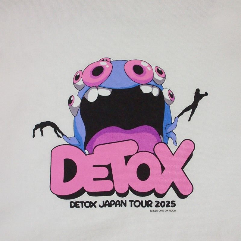 ワンオクロック ONE OK ROCK 2025 DETOX JAPAN Tシャツ D 半袖 XL 白
