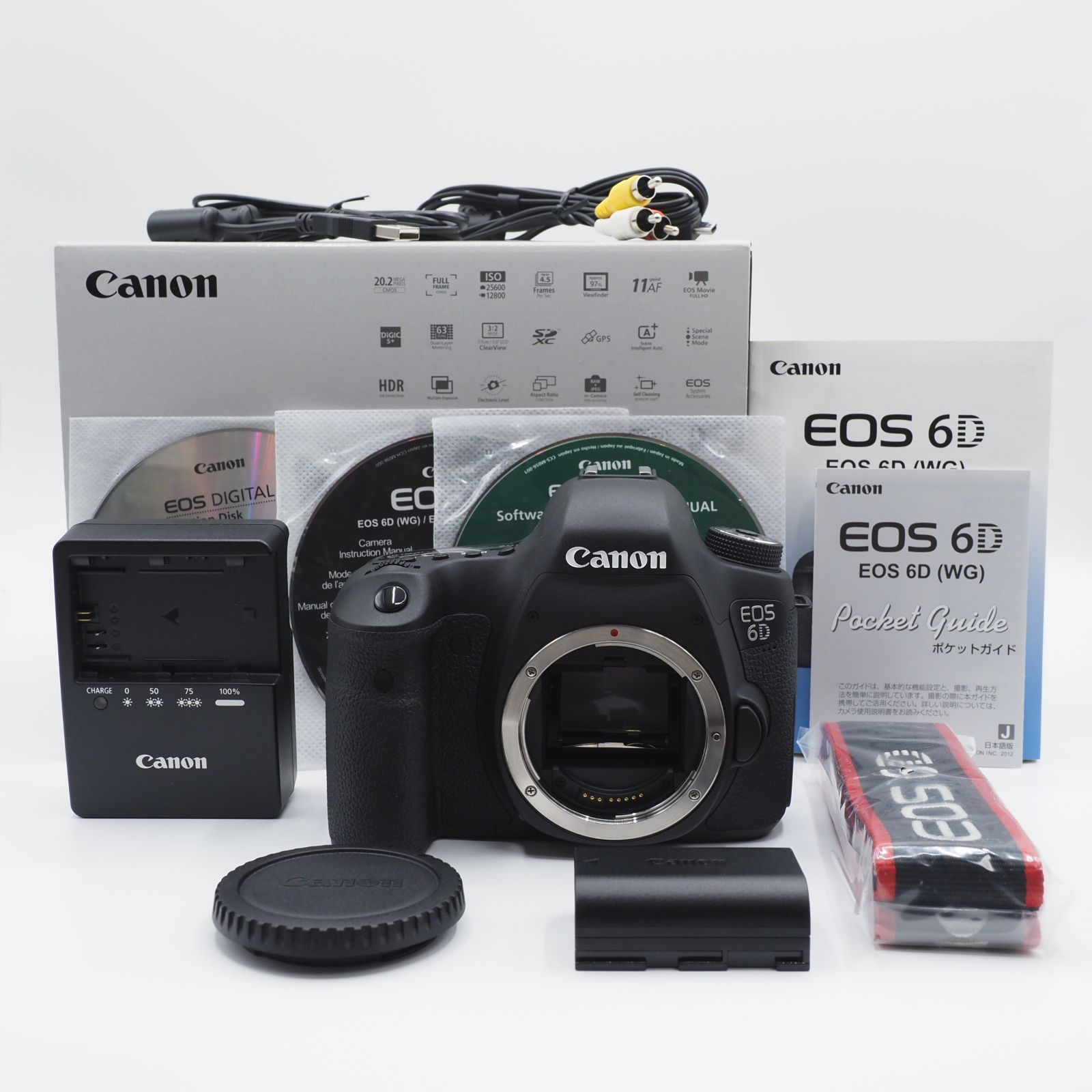 ショット数1,231回 Canon キヤノン EOS 6D ボディ デジタル一眼レフ 新品級 #3193