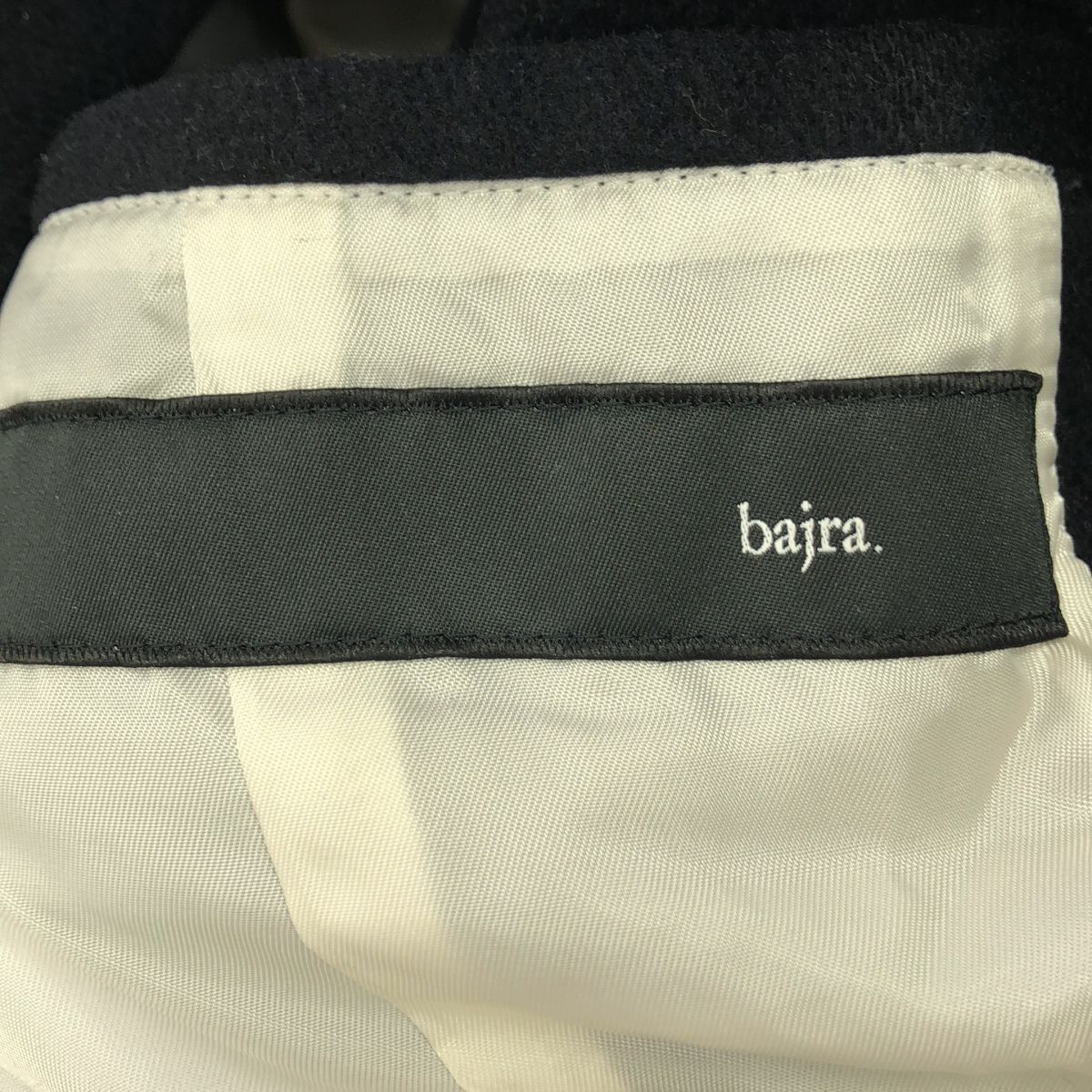 bajra バジュラ アンゴラスウェードピーコート 126BC04 ブラック 3