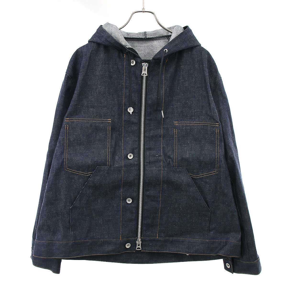 sacai サカイ 25SS Denim Hoodie デニムフーディージャケット 25