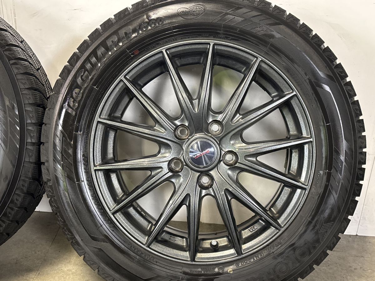 程度良好】Weds VELVA 16in 6.5J +53 PCD114.3 アイスガードiG60 205