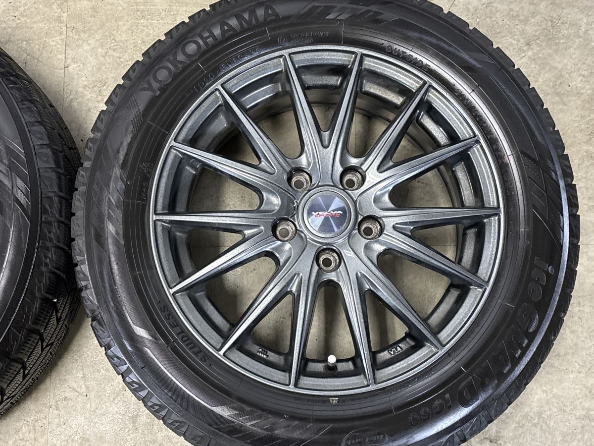 程度良好】Weds VELVA 16in 6.5J +53 PCD114.3 アイスガードiG60 205