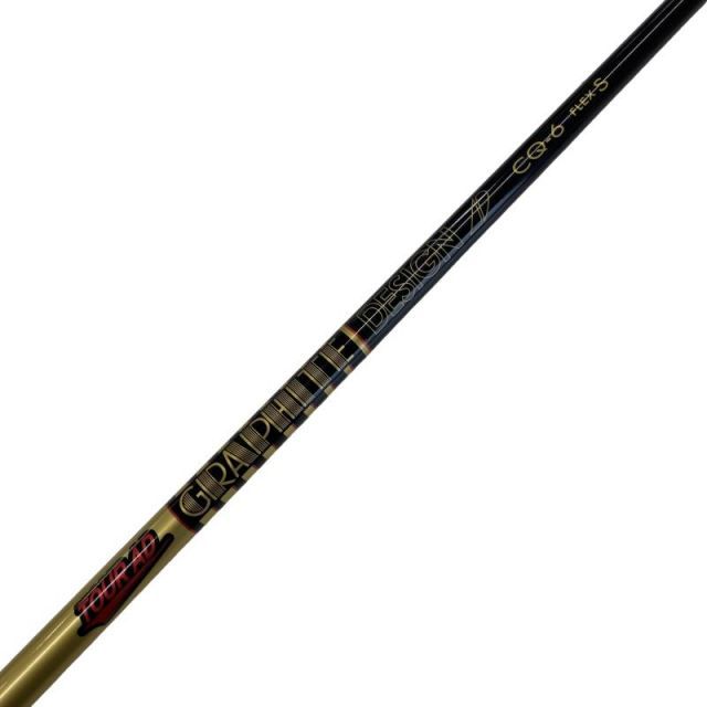 【中古】 コブラスリーブ付き(DARKSPEED系) グラファイトデザインドライバー用 シャフト Tour AD CQ-6 (フレックスS)Nランク ゴルフクラブ