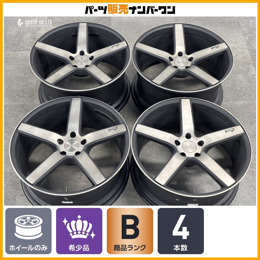 良好】NICHE Milan ニッチェ ミラン 20in 8.5J +35 10J +40 PCD114.3