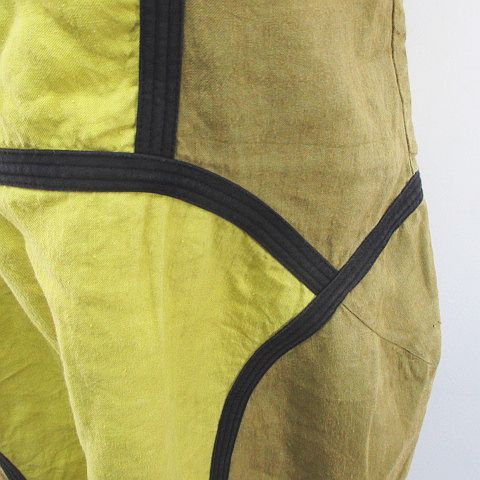 マルニ MARNI ノースリーブ ワンピース 膝丈 36 黄系 イエロー Vネック