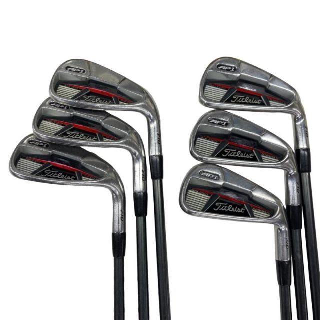 【中古】 タイトリスト Titleist AP1 710 6S アイアンセット IR Titleist Motore (フレックスS) メンズ 男性用 右利き 右用 Dランク ゴルフクラブ