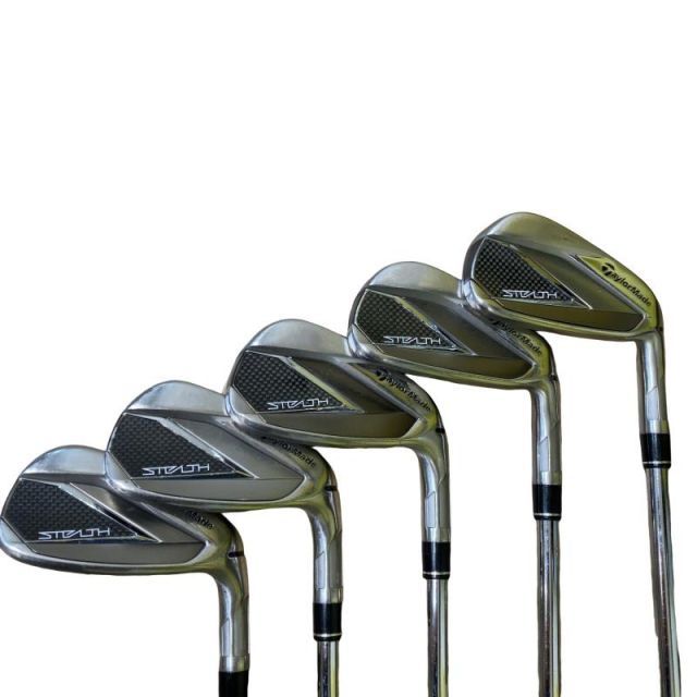 【中古】 テーラーメイド STEALTH 5S アイアンセット IR KBS MAX MT85 JP (フレックスS) メンズ 男性用 右利き 右用 Cランク ゴルフクラブ