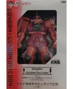 フィギュア シャア専用ザク ビッグソフビ賞 一番くじ 「機動戦士ガンダム&機動戦士ガンダムUC ～赤い彗星の再来～」【10日以内発送】