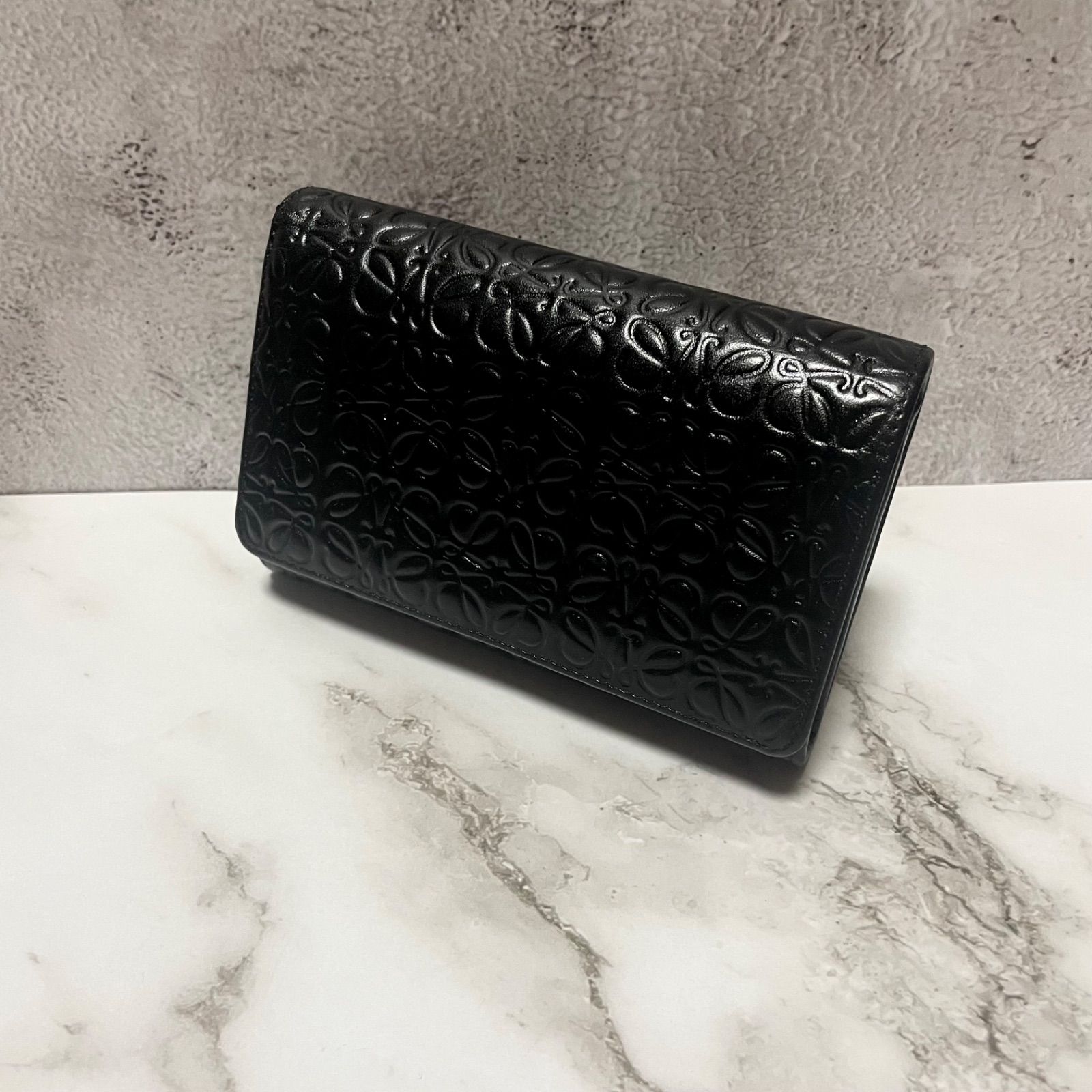 66 LOEWE ロエベ アナグラム レザー 財布