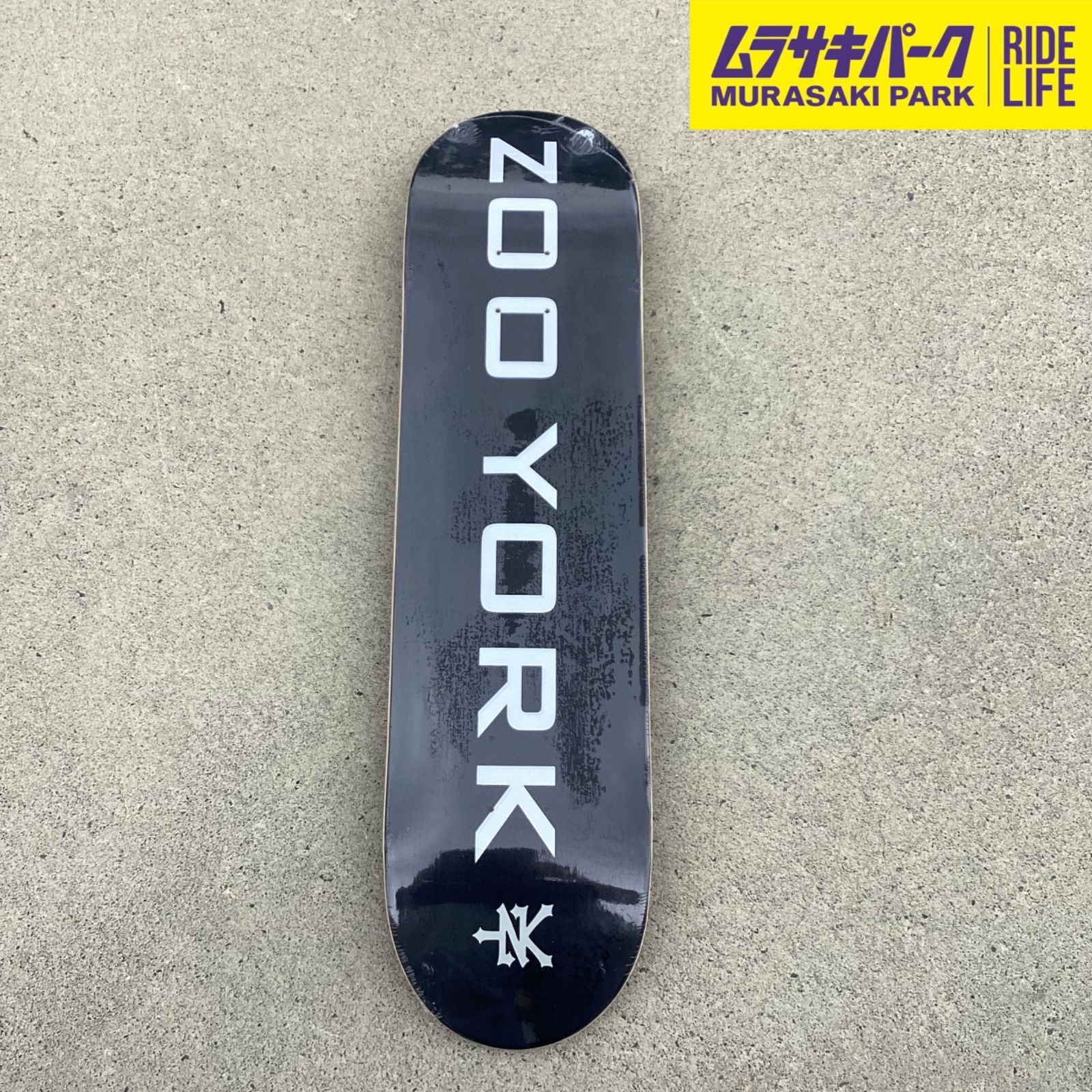 【ムラサキパーク公式】ZOOYORK LOGO DECK 8.0 inch ズーヨーク deckデッキスケボースケートボードSkateboardSKATEBOARD