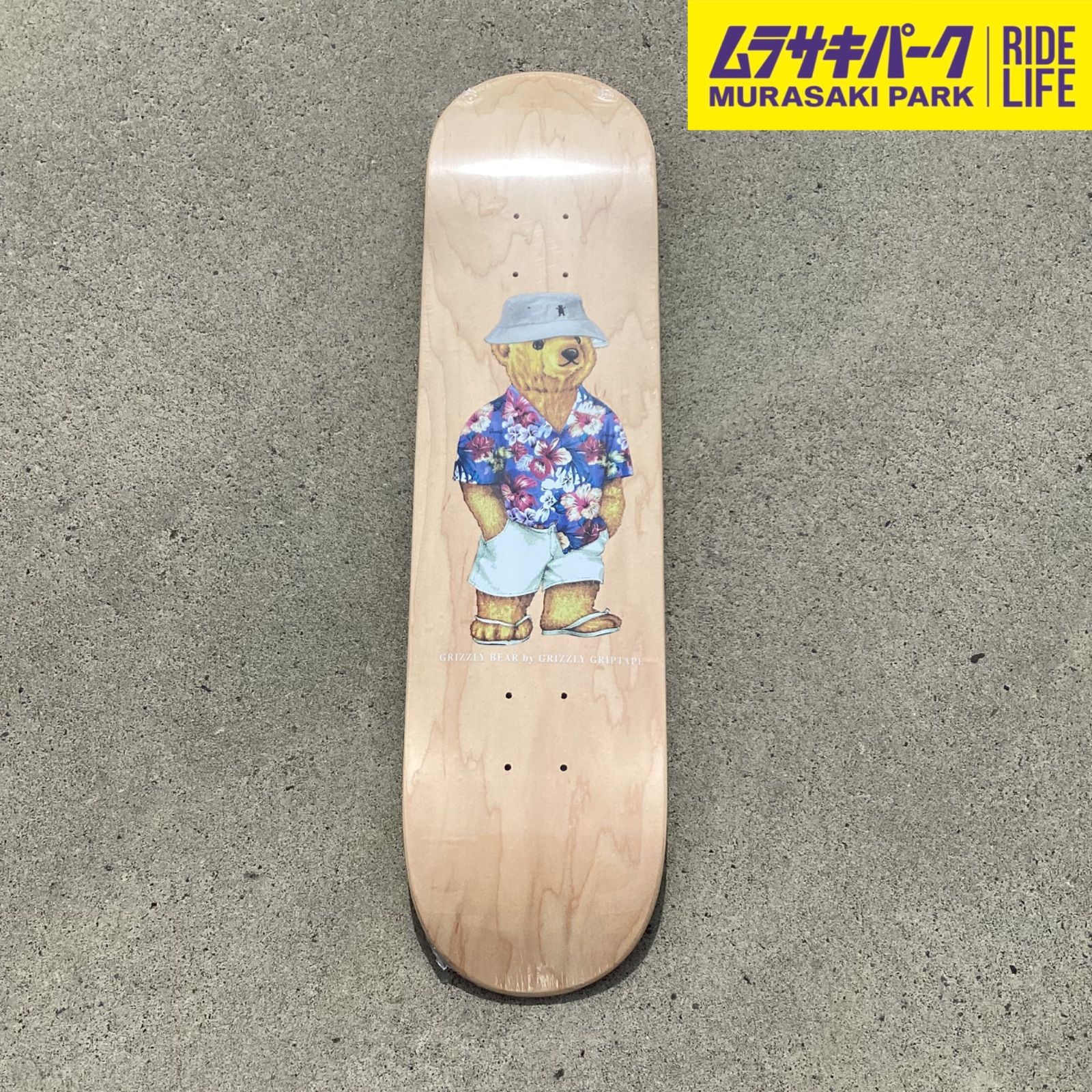 【ムラサキパーク公式】 GRIZZLY HAMPTONS BEAR DECK 7.75 inch グリズリー deckデッキスケボースケートボードSkateboardSKATEBOARD