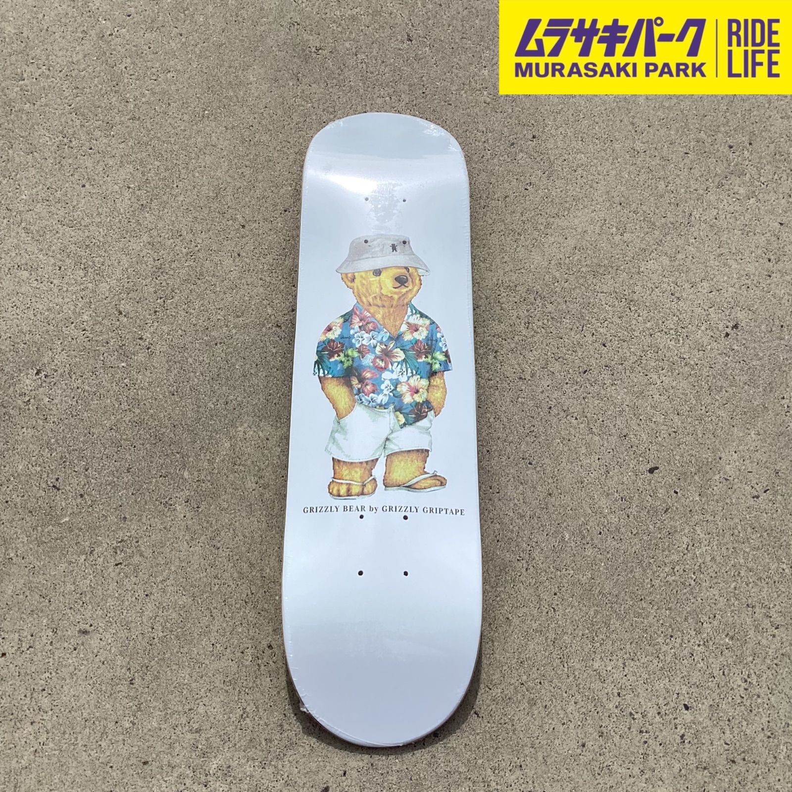 【ムラサキパーク公式】 GRIZZLY HAMPTONS BEAR DECK 7.37 inch グリズリー deckデッキスケボースケートボードSkateboardSKATEBOARD
