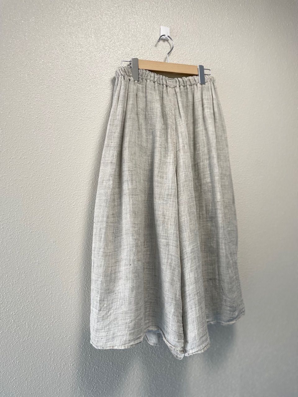 中川政七商店 麻のかや織りキュロット 2024SS 人気定番品 定価2万