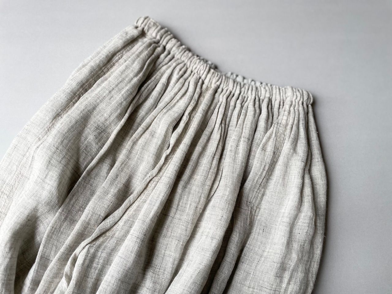 中川政七商店 麻のかや織りキュロット 2024SS 人気定番品 定価2万