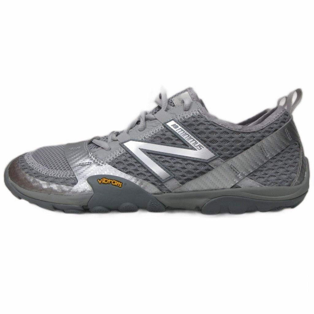 ニューバランス NEW BALANCE 美品 MT10OAB スニーカー ロゴ ビブラムソール シルバーメタリック US10.5