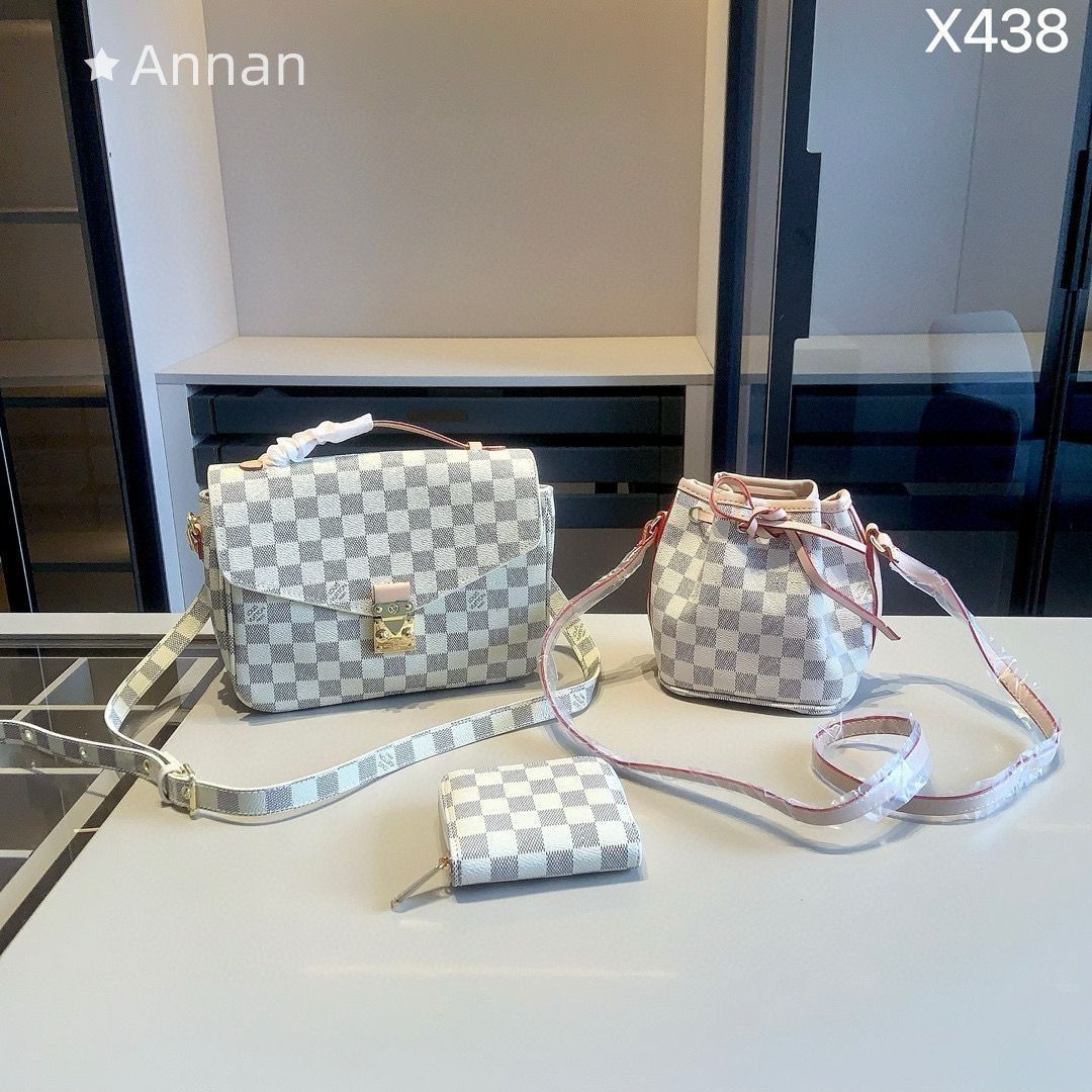 人気 お洒落 LOUIS VUITTON ルイヴィトン ショルダーバッグ 財布 3点セット