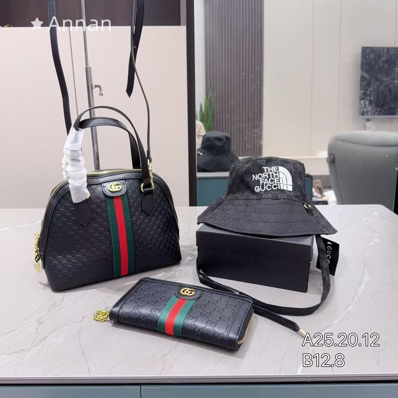 大人気中 GUCCI グッチ GG ハンドバッグ ショルダーバッグ 財布 3点セット