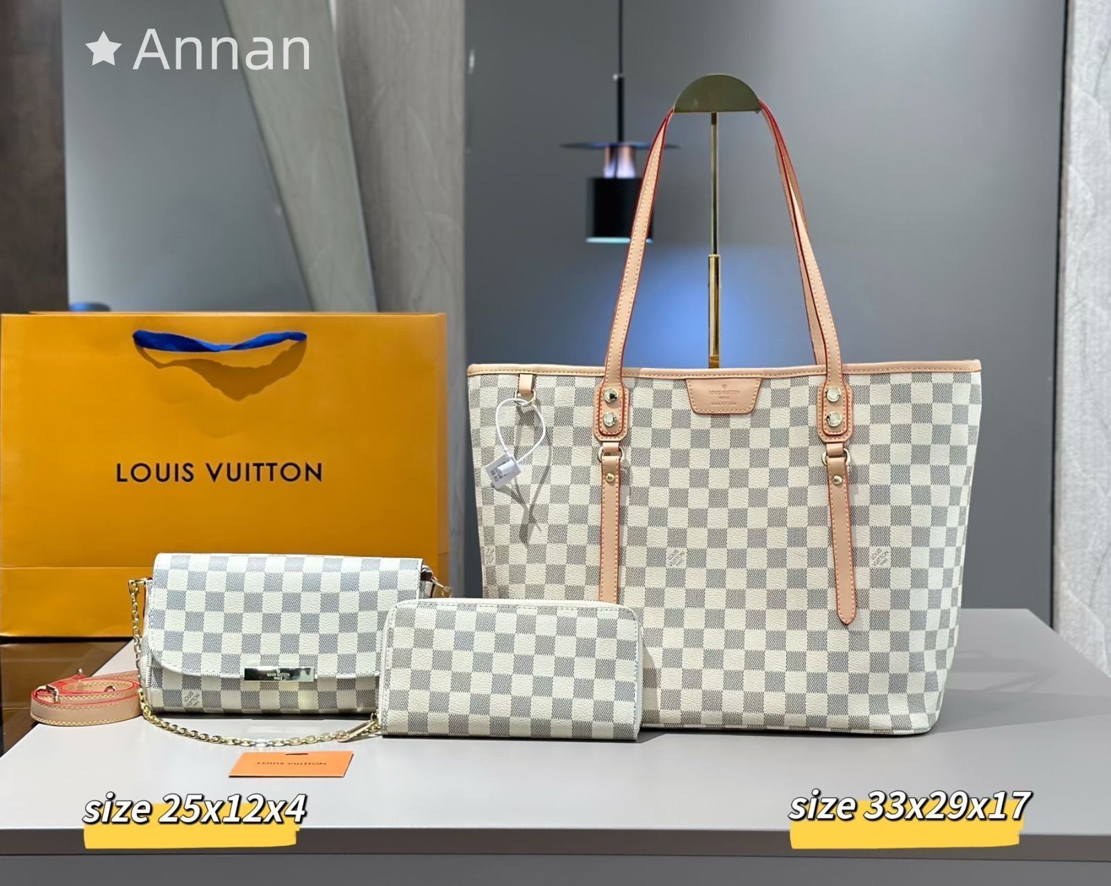 極美品限界価格 LOUIS VUITTON ルイヴィトン ショルダーバッグ ハンドバッグ 財布 3点セットオンザゴー MM 11,100円