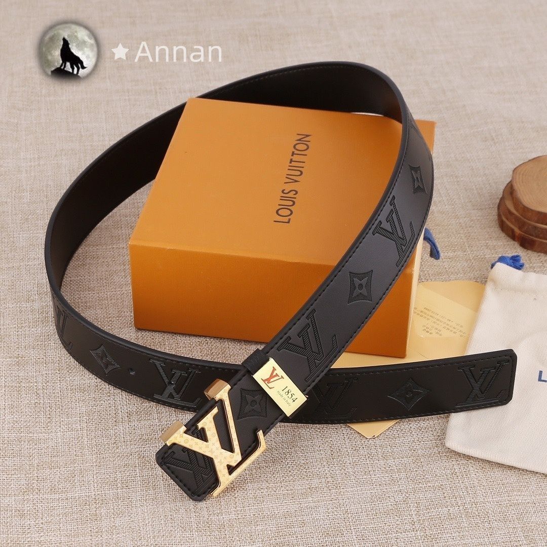 限定品★★ LV LOUIS VUITTON ルイヴィトン ベルト メンズ 本革