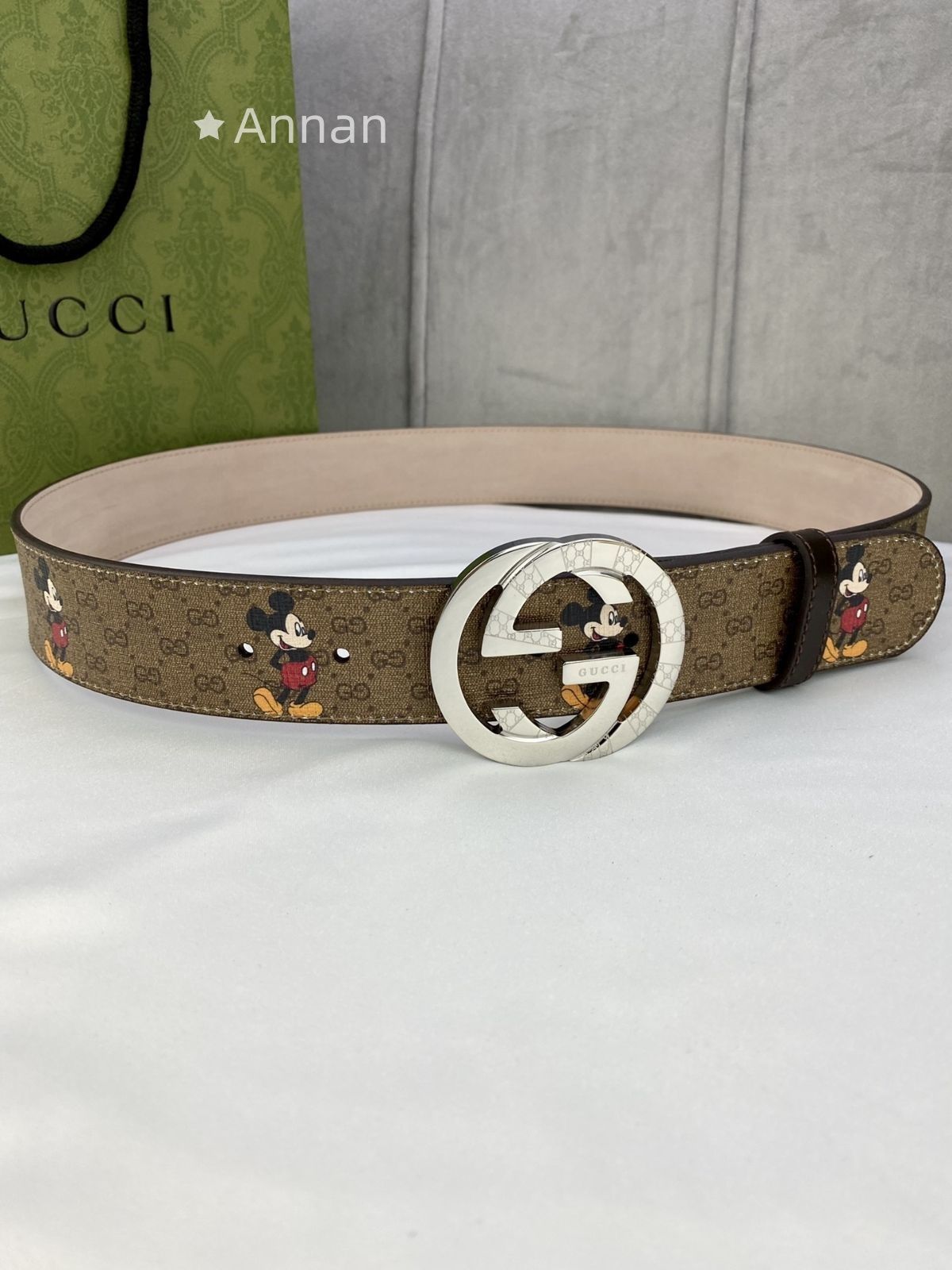 【未使用品】最終値下げGUCCI グッチ GG ベルト メンズ 本革