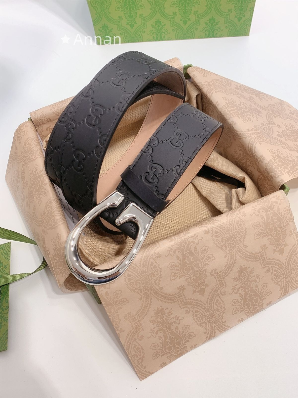 本日限定！ GUCCI グッチ GG ベルト メンズ 本革 9,940円