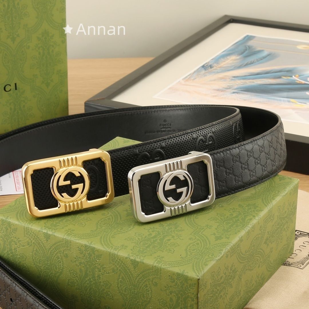 人気 極美品 GUCCI グッチ GG ベルト メンズ 本革