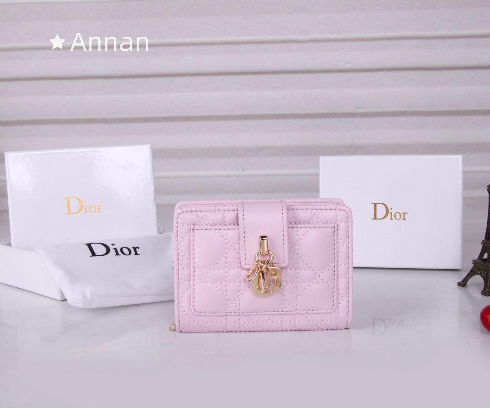 【極美品】【希少】Christian Dior クリスチャンディオール 折り財布 小銭入れ