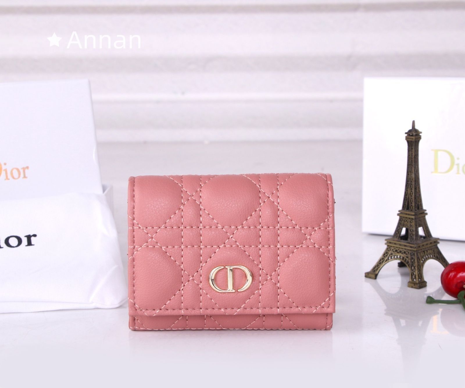付属付 限定品★★Christian Dior クリスチャンディオール 折り財布 小銭入れ