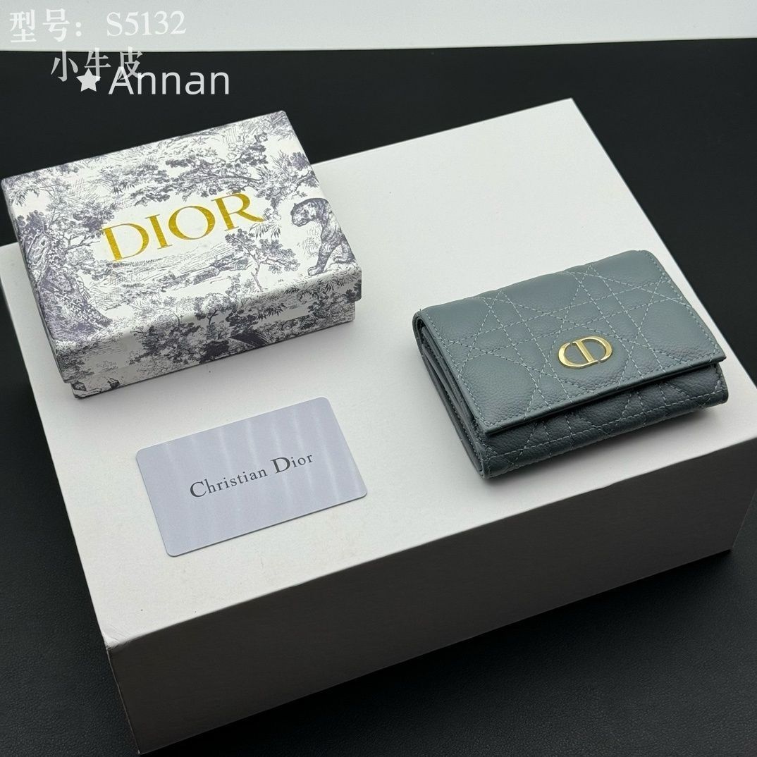 美品★極美品 Christian Dior クリスチャンディオール 折り財布 小銭入れ
