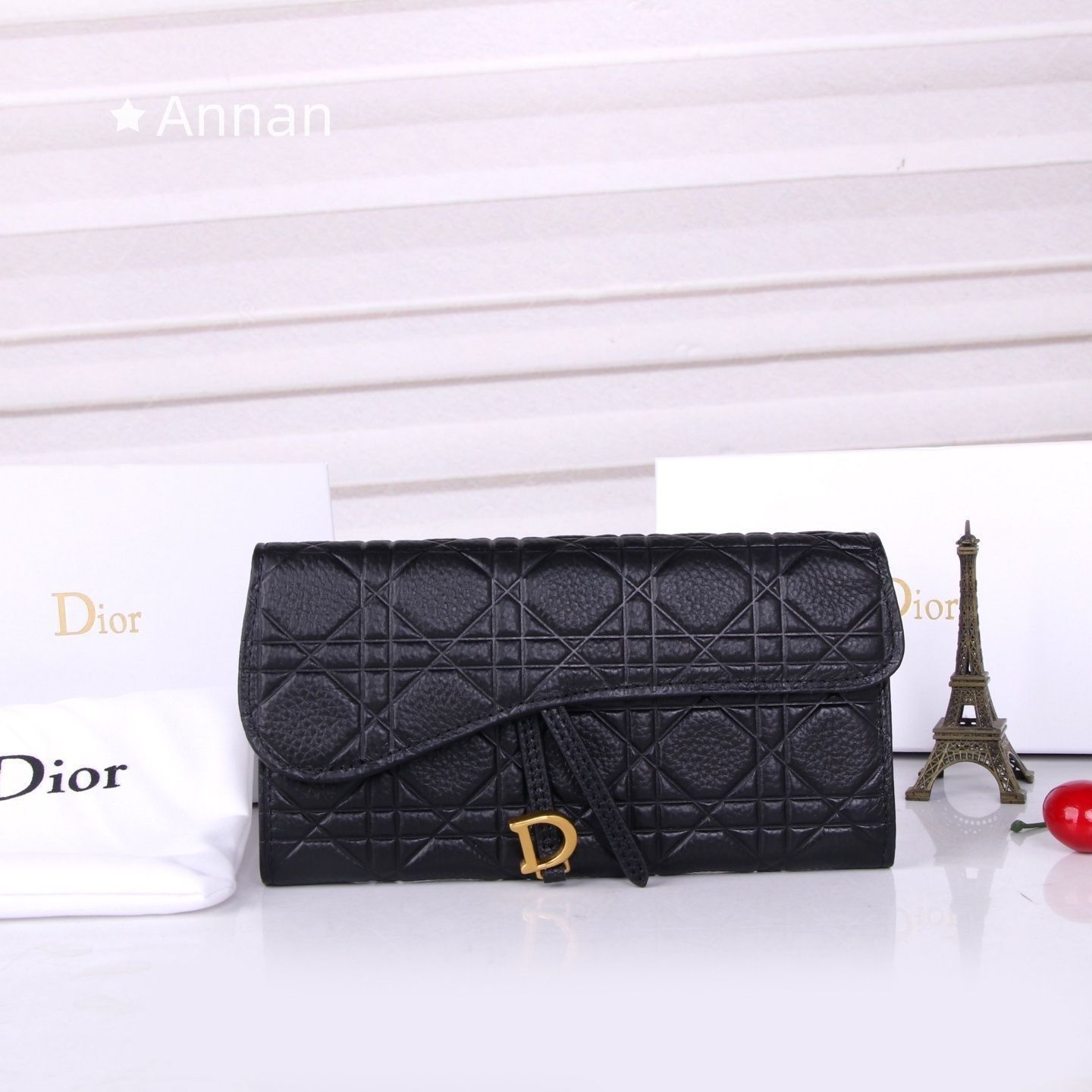 良品 Christian Dior クリスチャンディオール 長財布 さいふ ウォレット 長財布 小銭入れ