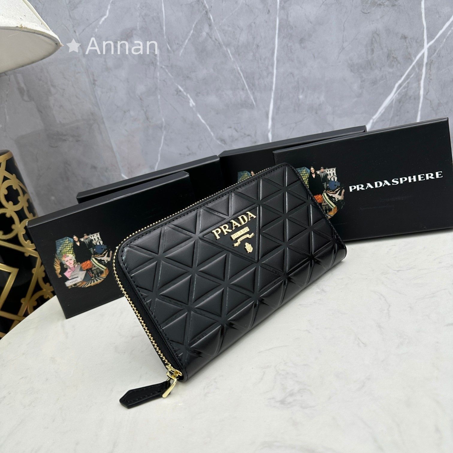 激レア 極美品 PRADA プラダ 長財布 さいふ ウォレット 長財布 小銭