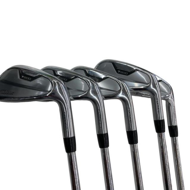 【中古】 タイトリスト Titleist T200(2021) 5S アイアンセット IR NS PRO 105T (フレックスS) メンズ 男性用 右利き 右用 Cランク ゴルフクラブ