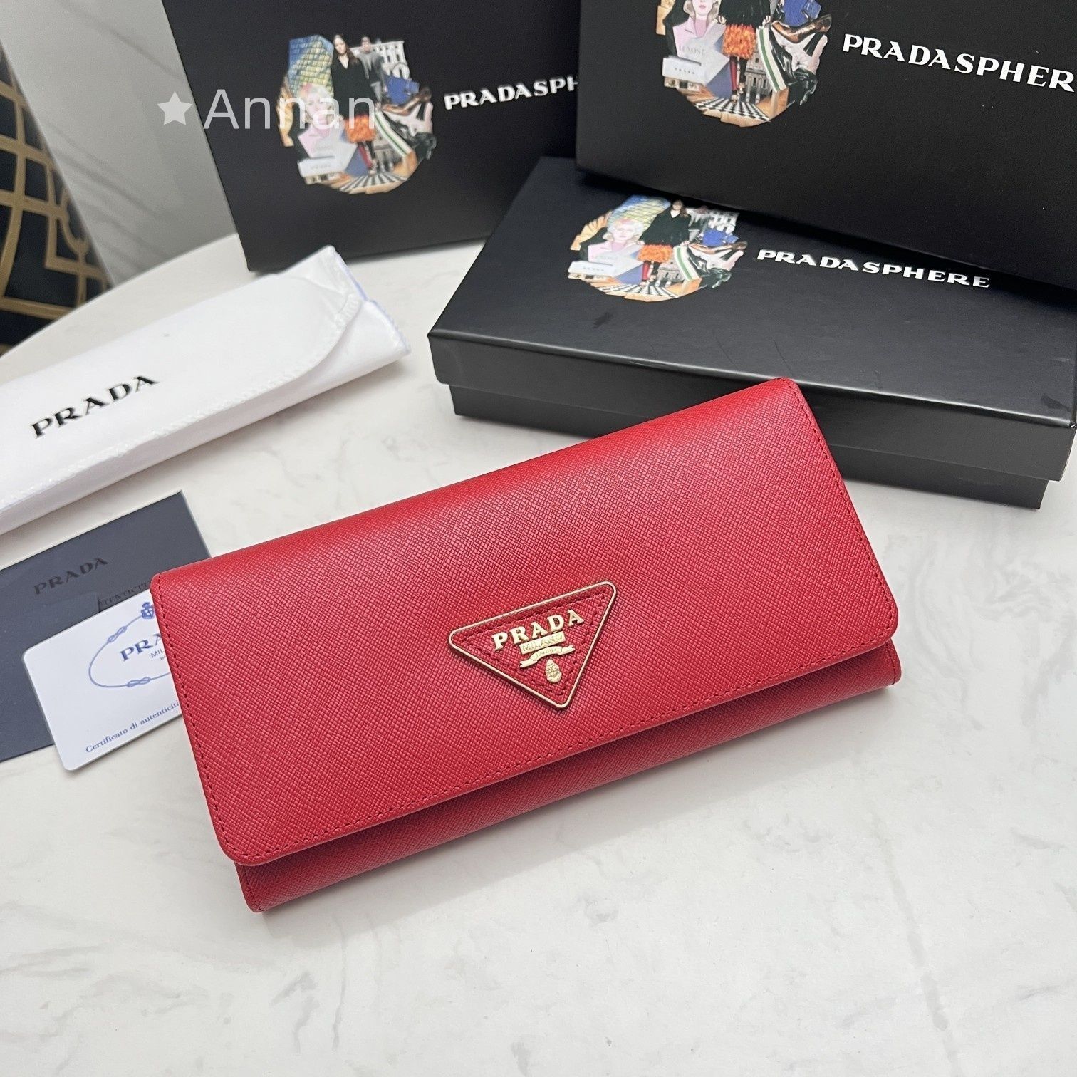 新品 本日特価 PRADA プラダ 長財布 さいふ ウォレット 長財布 小銭入れ