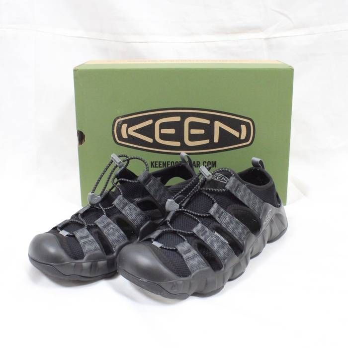 【美品】KEEN ハイパーポートH2 サンダル BLACK/STEEL 1028652 27cm☆◎831◎