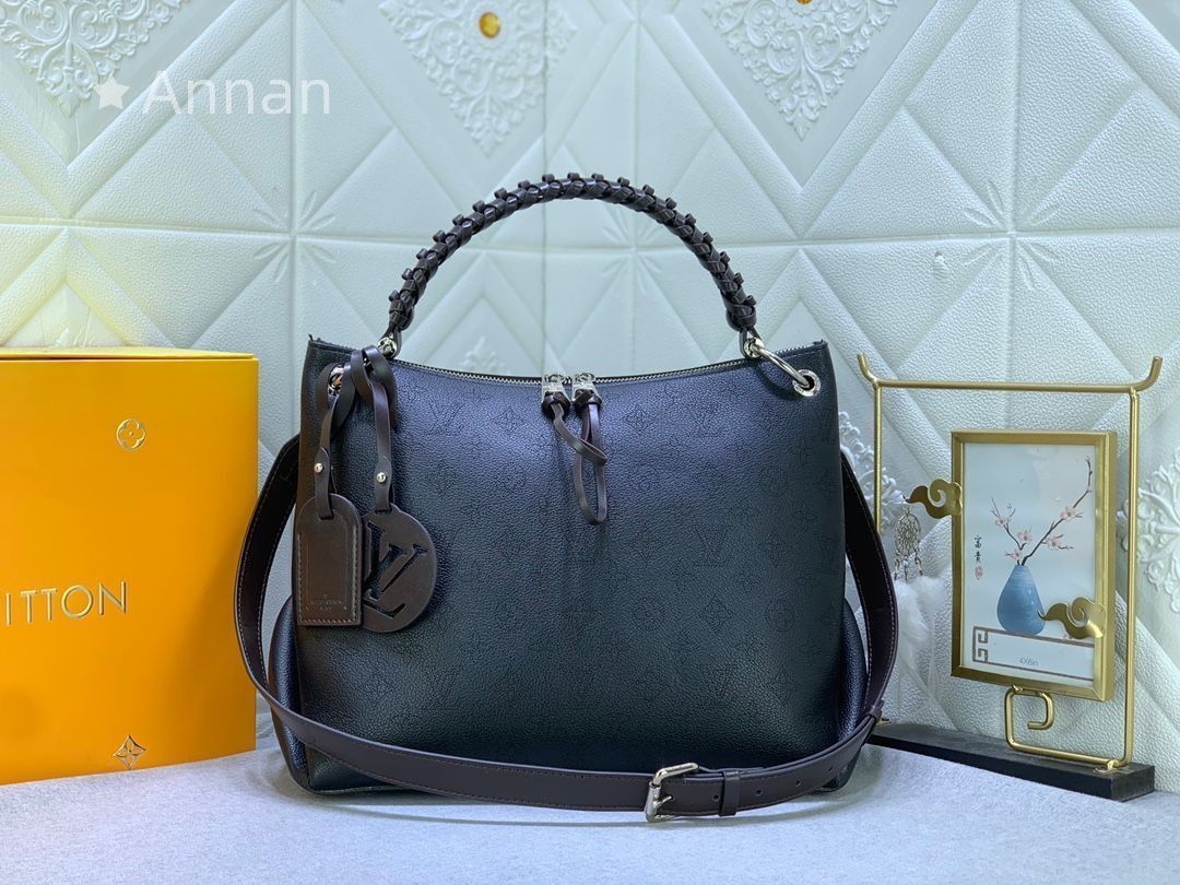 美品 LOUIS VUITTON ルイヴィトン レディース ショルダーバッグ　マヒナ　ボーヴルホーボー