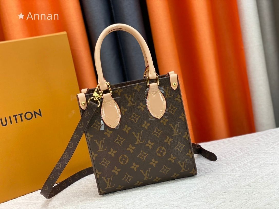 LOUIS VUITTON ルイヴィトン ショルダーバッグ モノグラム サックプラBB 2WAY ブラウン M45847 ユニセックス モノグラムキャンバス